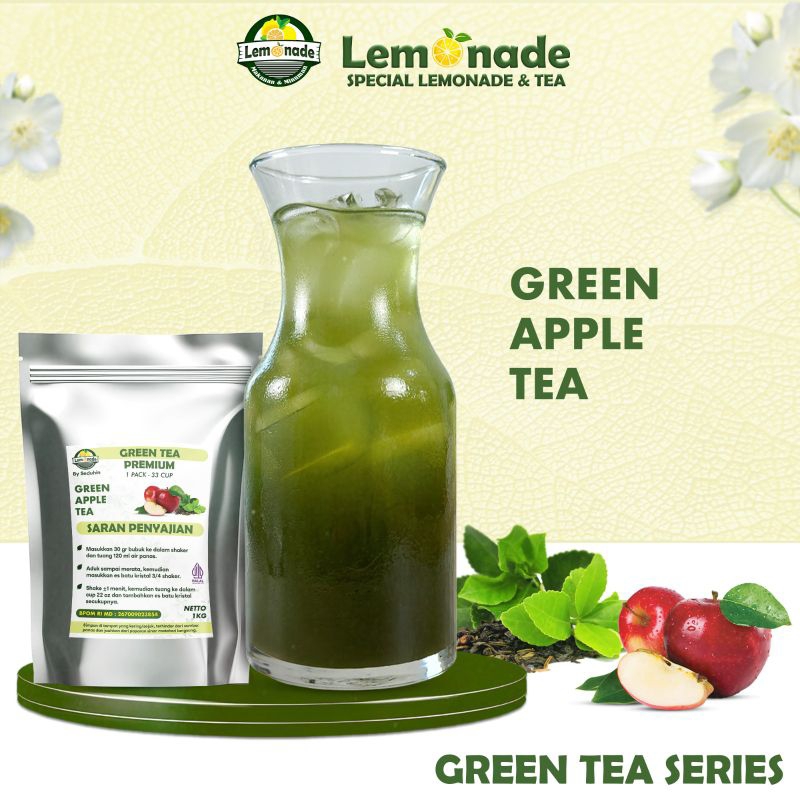 

RB Green Tea - Apple - Teh Hijau 1KG / Bubuk Minuman