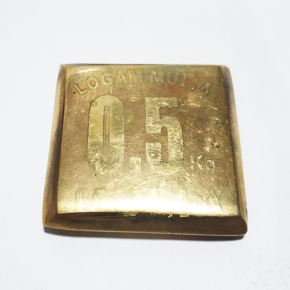 Replika Emas Batangan Logam Mulia LM London 24K bahan Kuningan