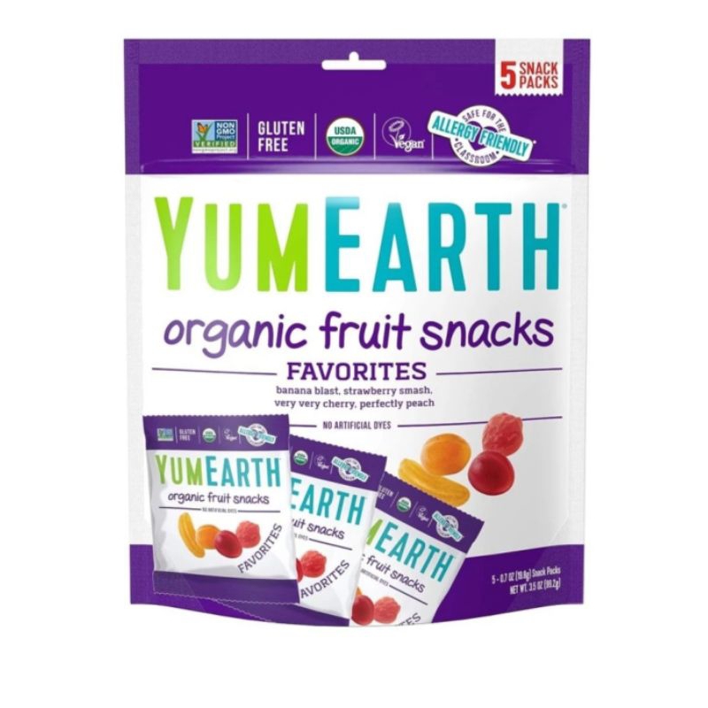 

Permen Kunyah Anak YumEarth Organik Fruit Snacks 5 Packs
