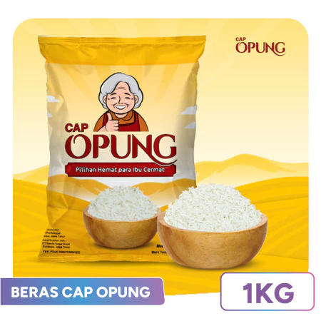 

Beras 1kg Cap Opung Pulen