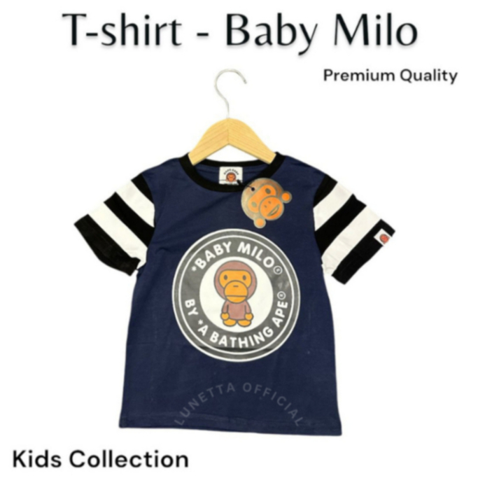 BAJU ANAK BAPE HITAM  KUALITAS IMPORT REAL PIC | BAJU ANAK BAPE - HITAM, IMPORT BERKUALITAS REAL PIC