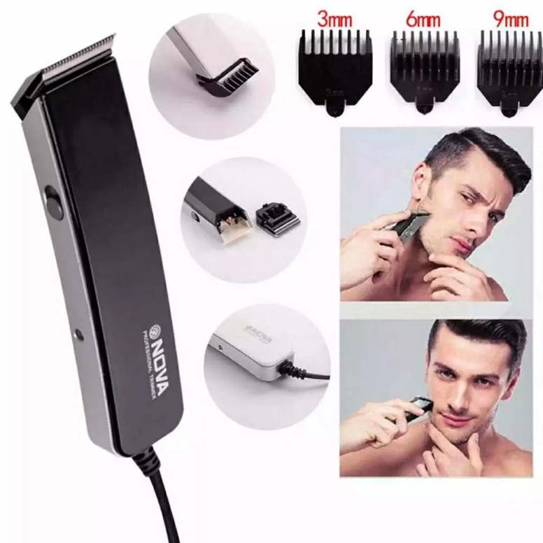 Bagus Dipakai PROMO D  Alat Cukur Rambut Jenggot kumis Nova 216 Mesin Cukur Rambut Hair Clipper Nova