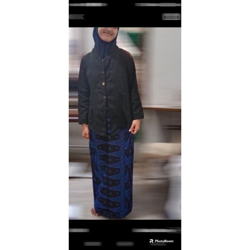 Rok Span Motif batik baduy banten Tapak kebo