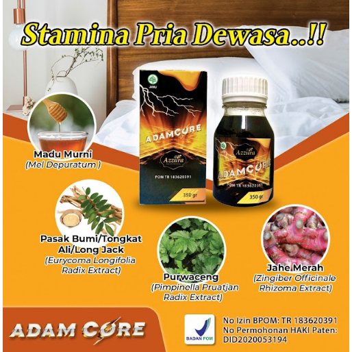 

Madu ADAMCORE PREMIUM 350 gr ( MADU KESEHATAN STAMINA PRIA DEWASA) AZZURA