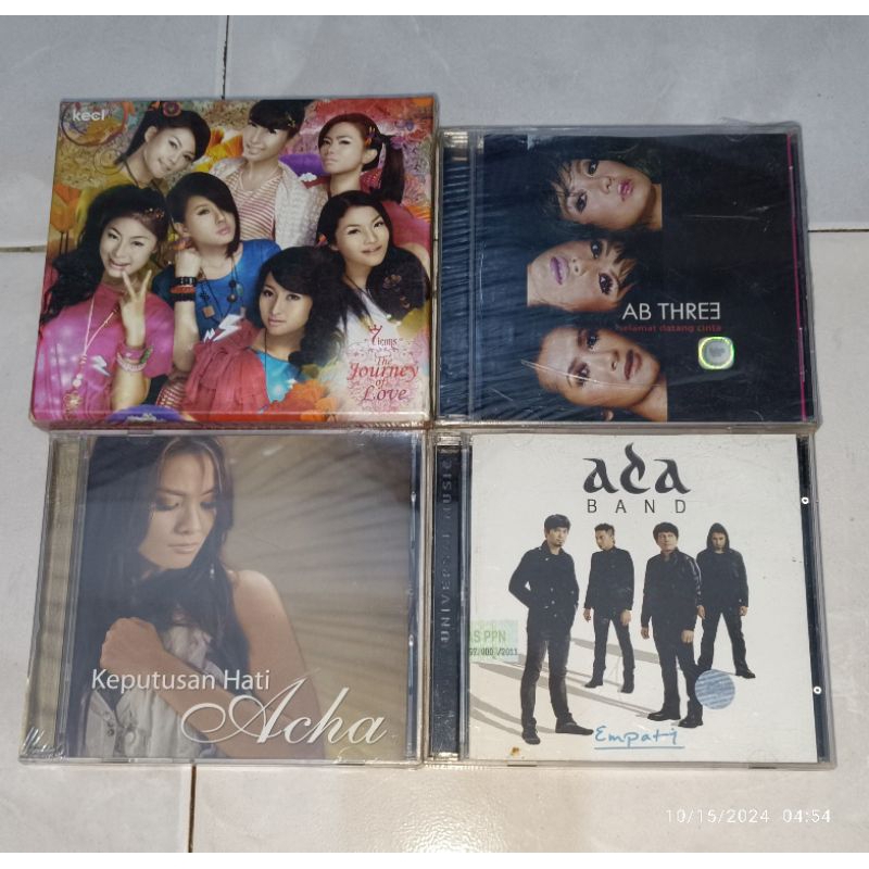 cd Indonesia 7 ICONS-The Journey Of Love / AB THREE-Selamat Datang Cinta / ACHA-Keputusan Hati / ADA