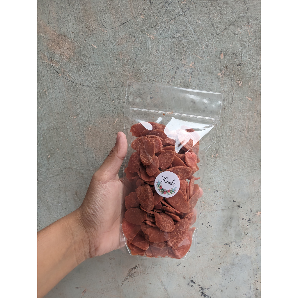 

[Kripik_by_apis] Sosis renyah camilan | bumbu pedas daun jeruk | 100gr 150gr