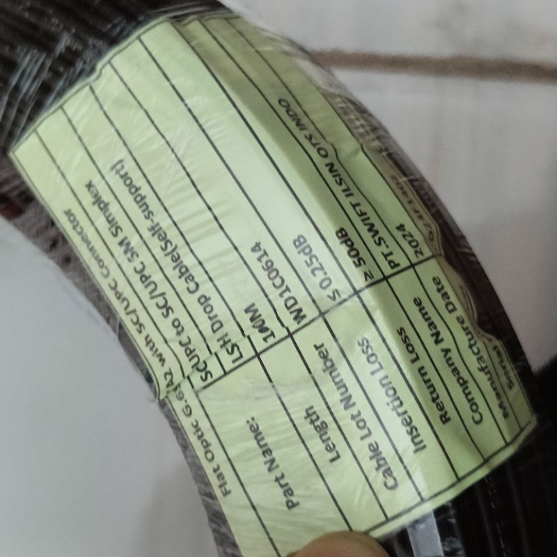 PRECON 100 M KABEL FIBER OPTIC