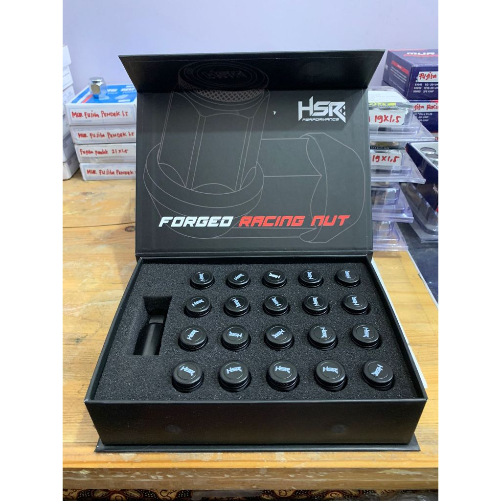 Lugnut/ Mur Baut Roda Variasi Velg Racing Mobil HSR 1,5