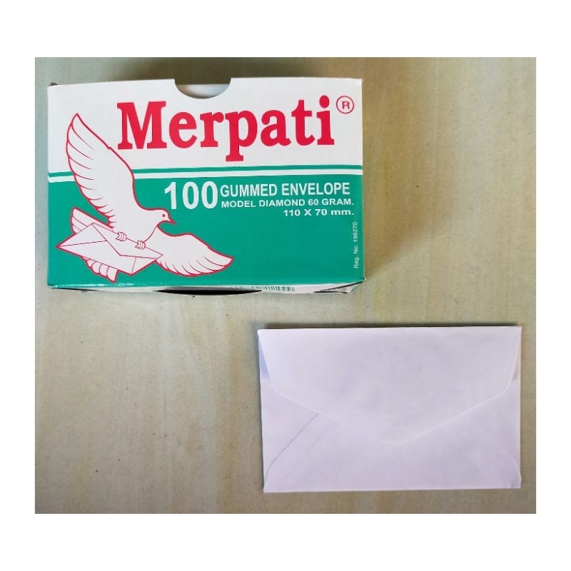 

Amplop Merpati kecil ( 1 pack Isi 100 pcs )