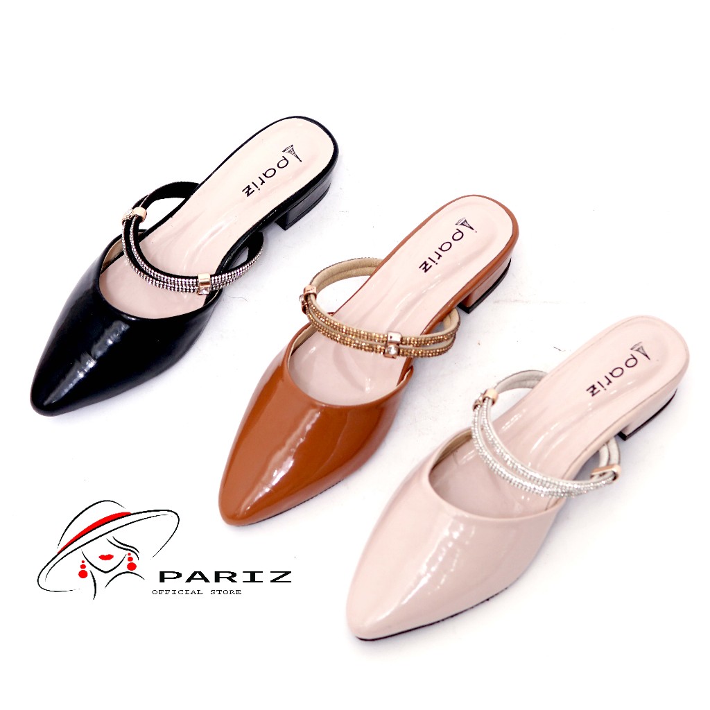 Sandal Selop Heels Wanita Hak Tahu