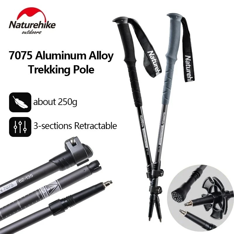 Naturehike NH17D017-D ST03 Trekking Pole Duralumin Anti Karat