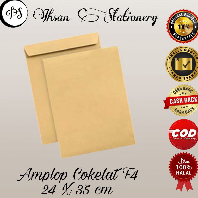 

KODE M7W9 Amplop Coklat Folio Isi 1 Lembar 1 Pack