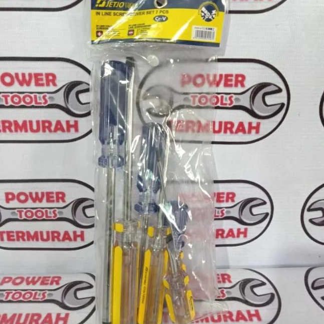 

Obeng In line Kristal Transparan Set In Line Screwdriver Magnet 7 pcs (701035)