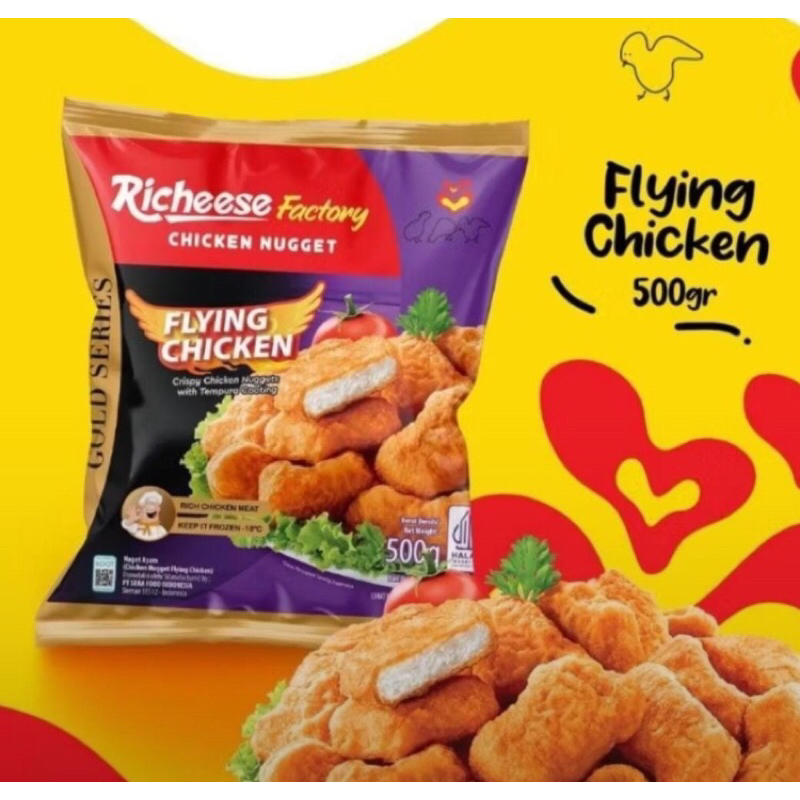 

Nugget Flying Chicken Richeese Factory 500gr