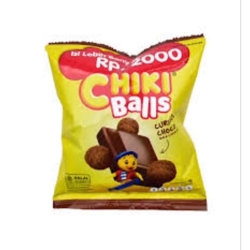 

Chiki Balls Snack Keju/Coklat/Chicken 1 Renceng 10 pcs @16gr