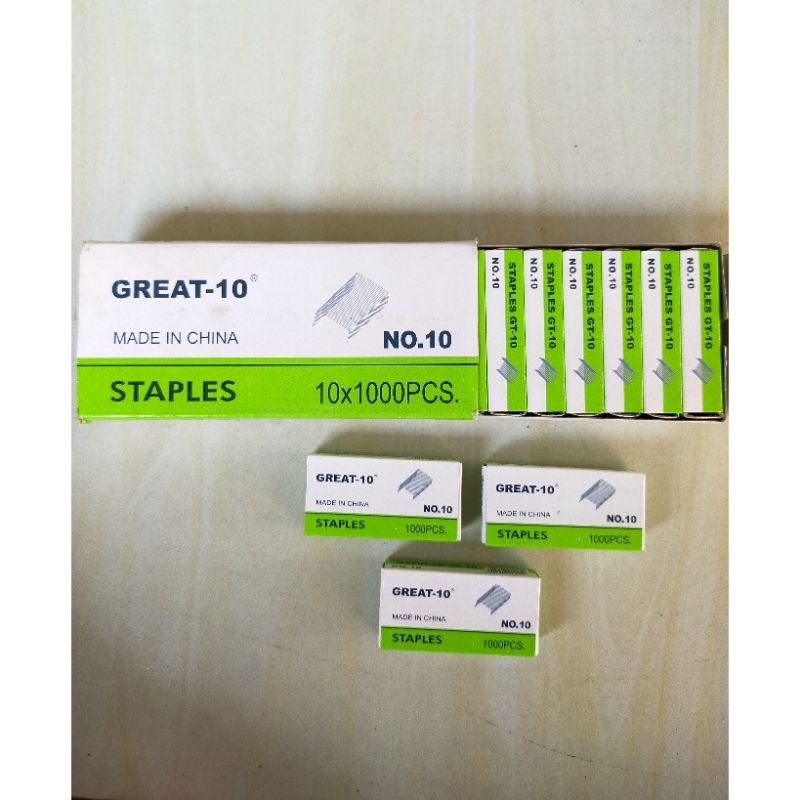 

Isi Staples ( 1 pack Isi 10 Box kecil )