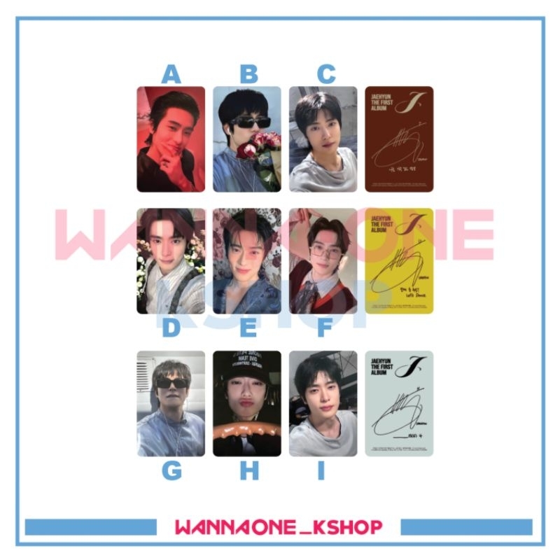 photocard Jaehyun J album nct 127