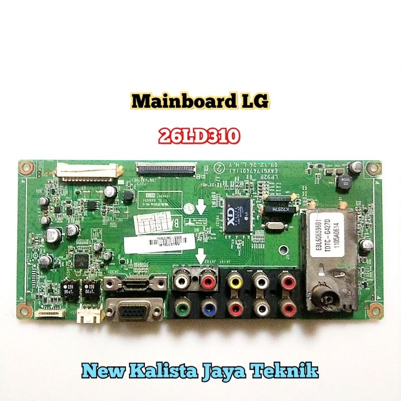 MAINBOARD TV LG 26LD310 ORIGINAL EAX61747401 MB LG 26LD310 MOTHERBOARD TV 26LD310TA MB 26LD310 MESIN