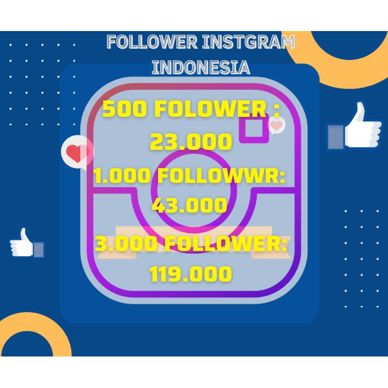 Follower instagram indonesia murah