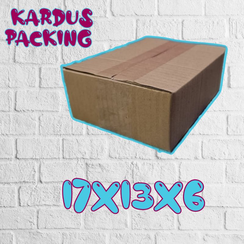 

kardus packing UK 17x13x6 Kardus kecil kardus besar