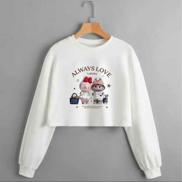 COD KAOS CROP TOP LENGAN PANJANG OVERSIZE /CROP TOP KOREA/CROP WANITA