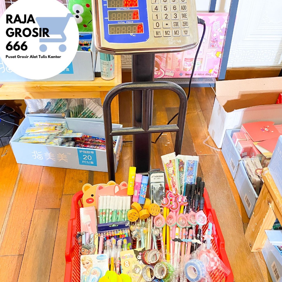 

Ready Bermutu Rajagrosir PAKET ALAT TULIS 1 GRAM atau 1 KG Stationery