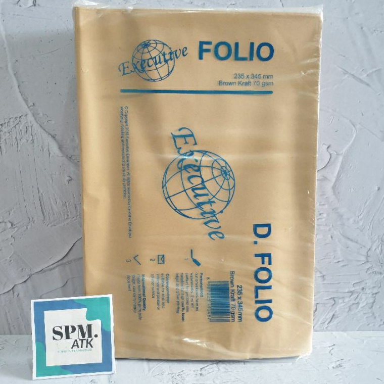 

KODE M1Q Amplop Coklat Folio Executive khusus Instantsameday