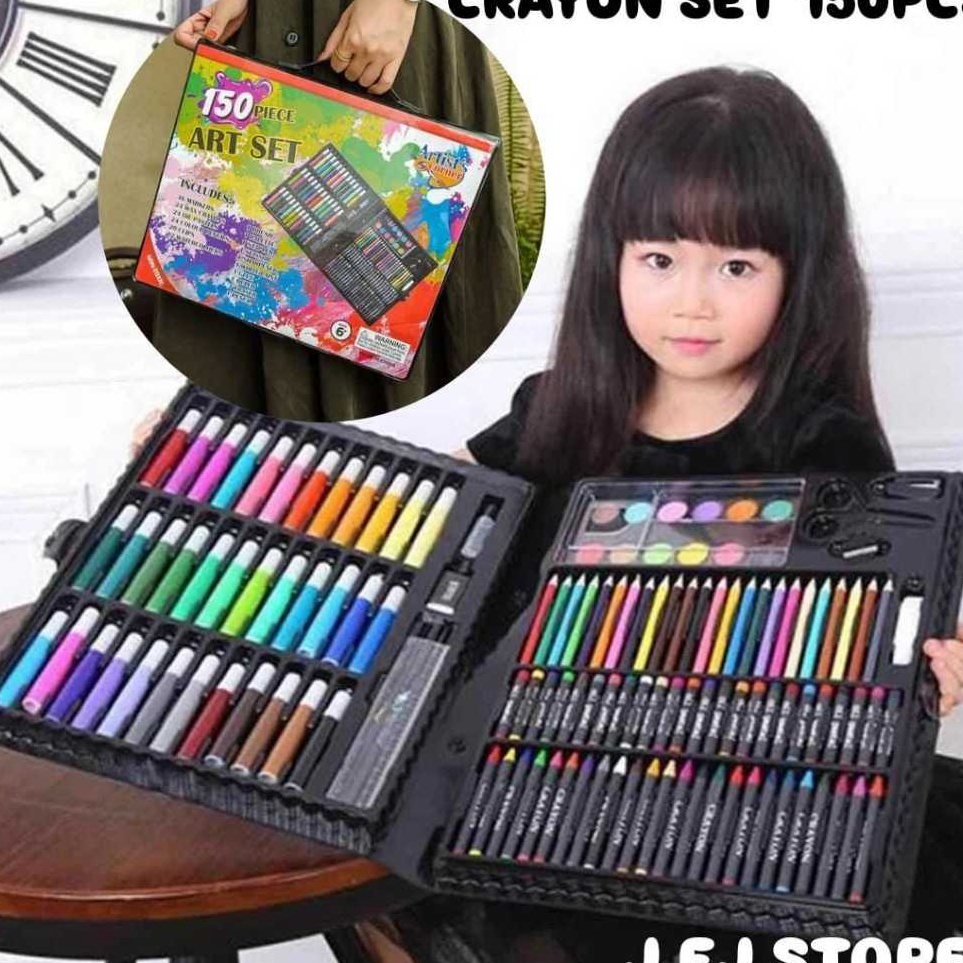 

KODE Y6R3 Crayon 15PCS Set Pensil Warna ART Alat GambarLengkap Alat Merwarnai Full Set