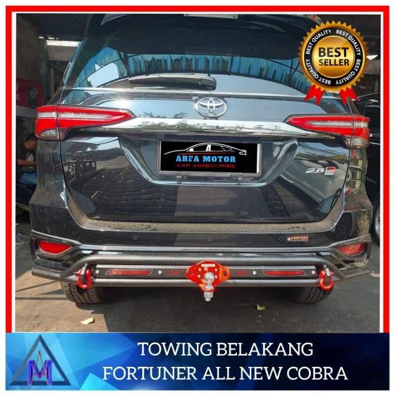 Towing Belakang Fortuner All New model Cobra  Bumper Belakang Fortuner All New Cobra Besi