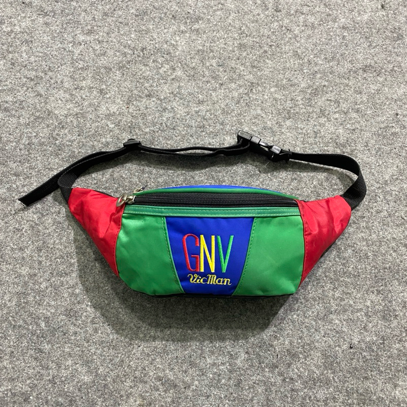 wb waist bag genova vintage 2L tas pinggang tas skena tas casual