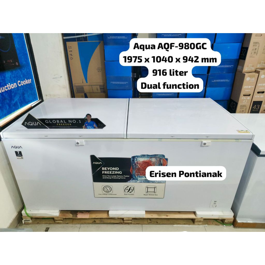 Aqua Chest Freezer / Freezer Box AQF 980GC / 916 Liter - AQF 1200 / 1029 Liter