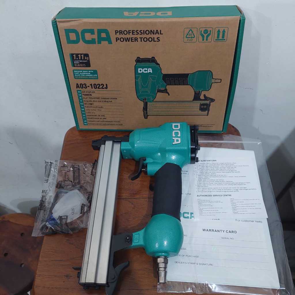 

DCA 1022J Pneumatic Staples Gun Heavy Duty - Staples Tembak