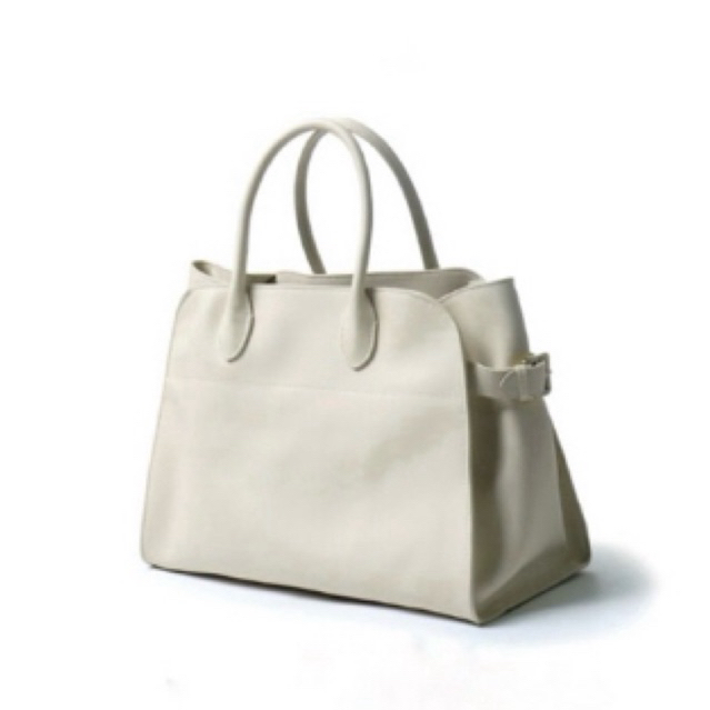MARGAUX TOTE WITH CALFSKIN LEATHER