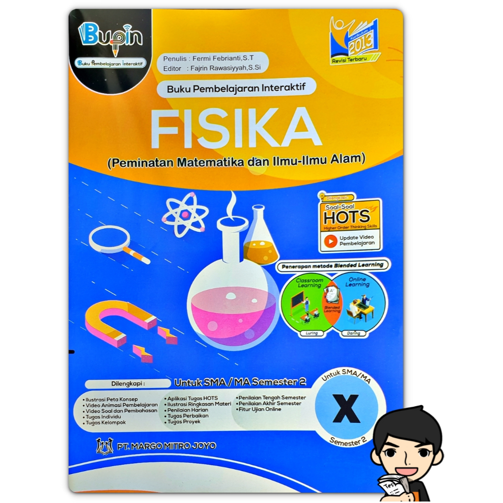 LKS FISIKA SMA/ MA KELAS  X 10 Semester 2 K13 | BP