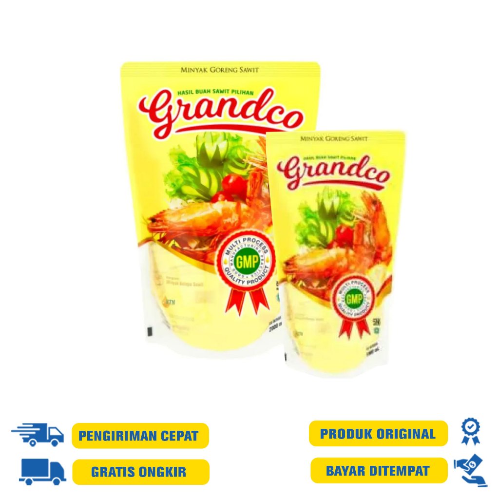 

GRANDCO MINYAK GORENG 1 LT/2 LT/ MINYAK GORENG