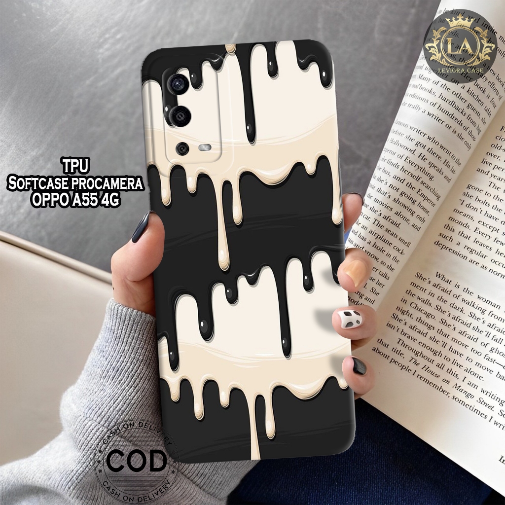 OPPO A55 4G - Leviora Case - Fashion Case Lucu - Softcase OPPO A55 4G - Case Pro Camera - Casing OPP