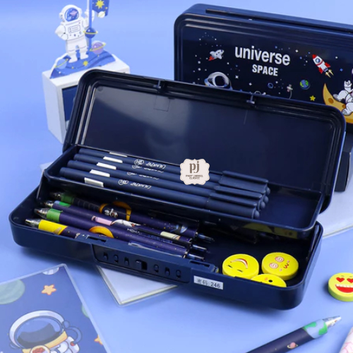 

Kotak Tempat Wadah Pensil 2 Tingkat Karakter Motif Kartun Animal Lucu Tempat Pencil Password Good Quality