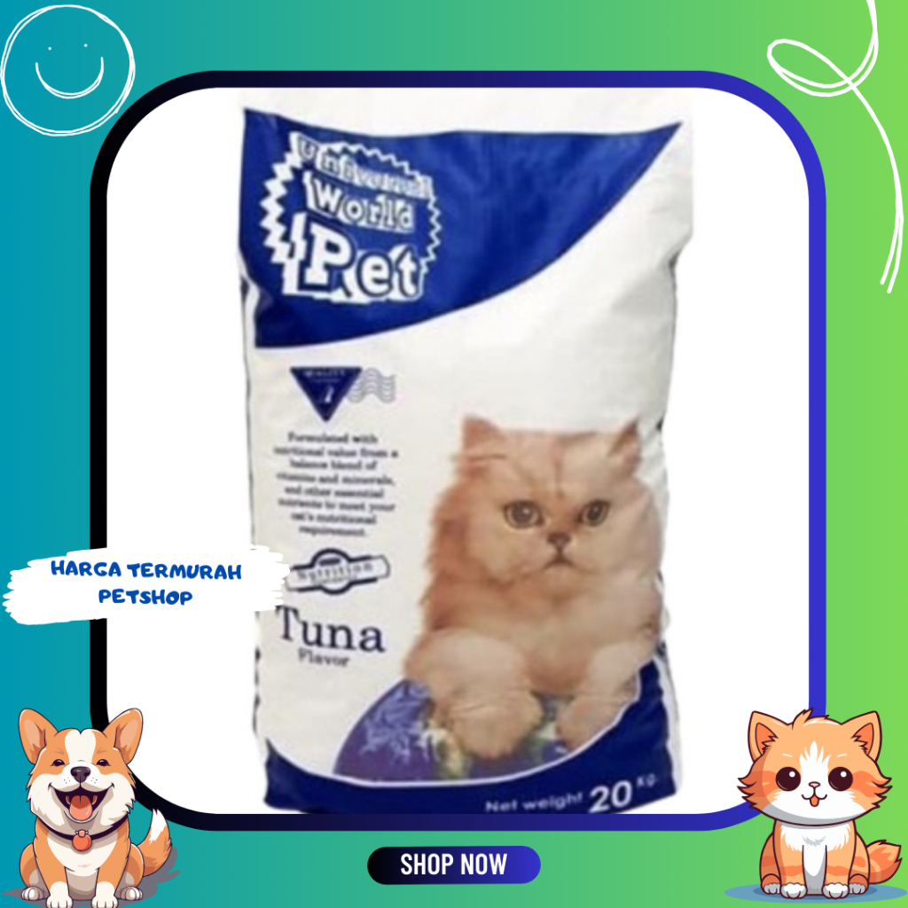 GOJEK GROSIR UNIVERSAL KITTEN 20KG / UNIVERSAL ADULT TUNA 20KG