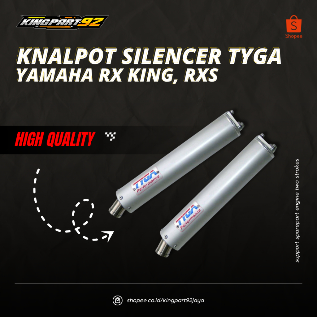 Knalpot Silencer Tyga Performance Ninja R dan Rx King Premium dan Berkualitas