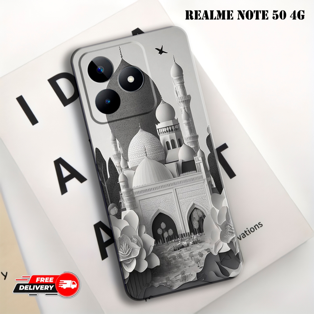 Casing Hp cocok untuk REALME NOTE 50 4G Terbaru - Softcase Fashion Case Islamic Estetik - Type Lain 