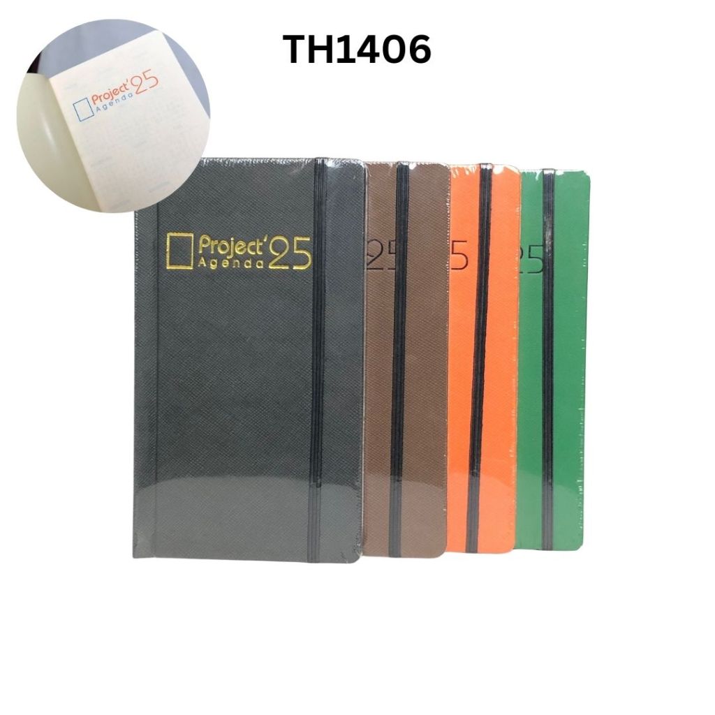 

Buku Agenda TH Project Pocket Tahun 2025 1406 Ukuran A6 Agenda Projek Hard Cover 2025 - Satuan SHABG