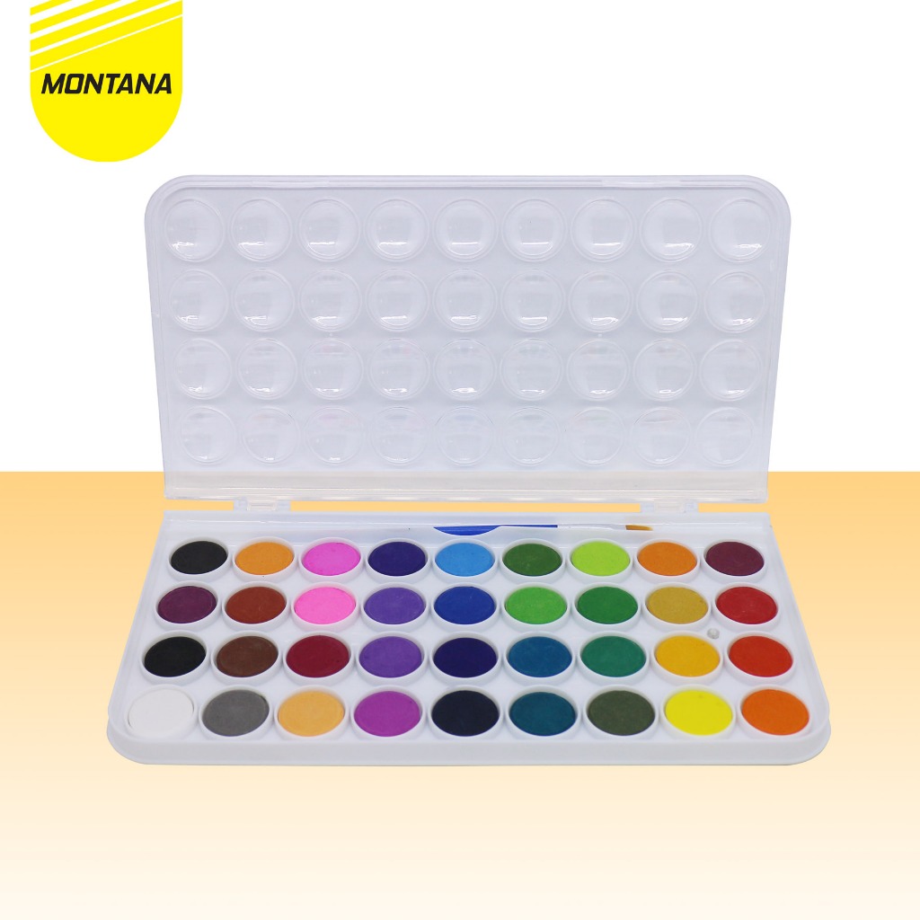 

RB MurahMurahATK WaterColor 36 Warna / Cat Air Montana TCC-36 / WaterColor Cake