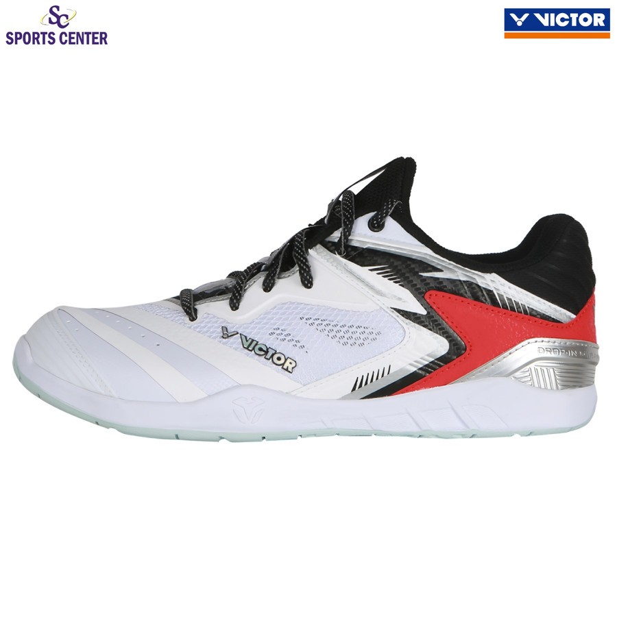 Special Price Sepatu Badminton Victor Player Wide P9200 III / P 9200 III AC White Black
