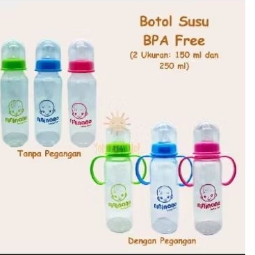 BOTOL SUSU Murah nininano baby care 250ml Nan-9301