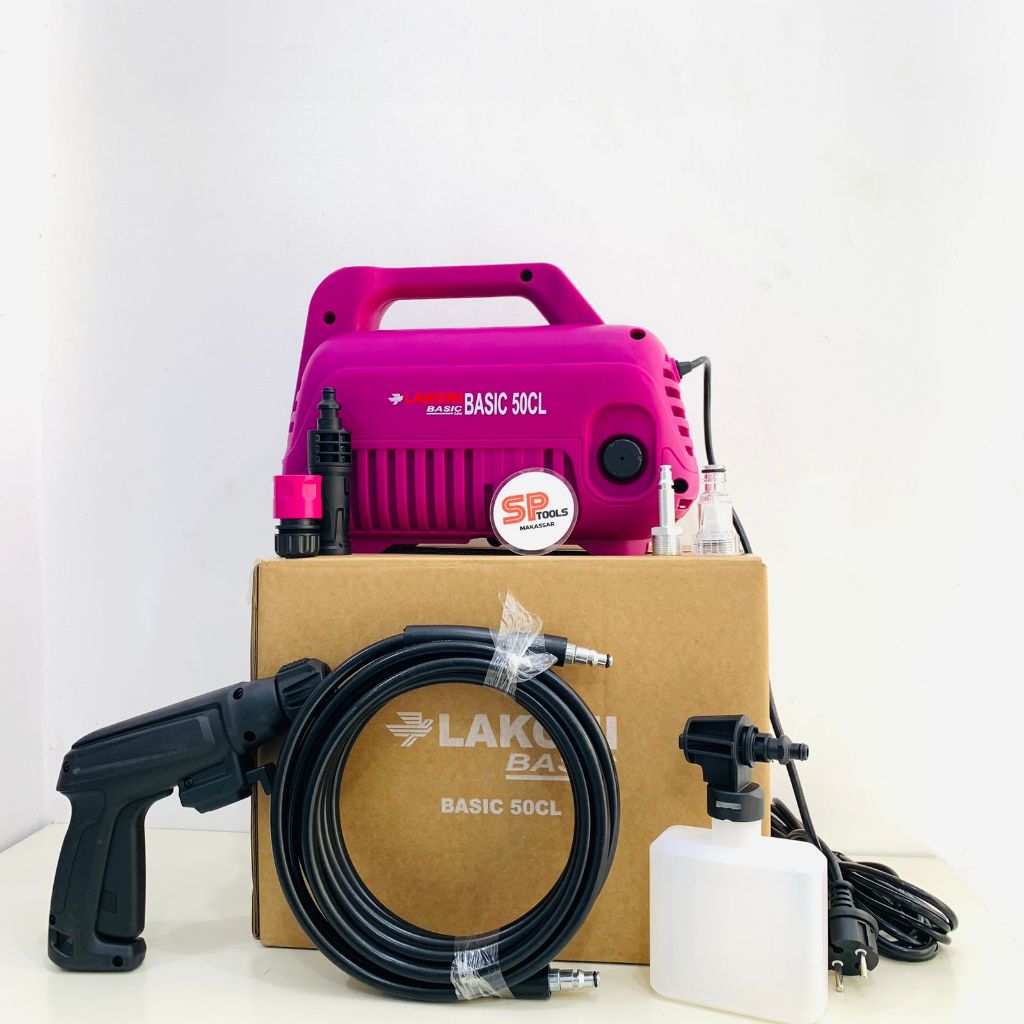 MESIN JET CLEANER HIGH PRESSURE STIM STEAM CUCI MOBIL / MOTOR 100 BAR LAKONI BASIC 50CL