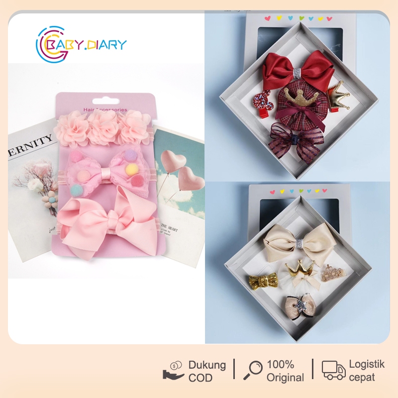 Bando Bayi / Bayi Aksesoris Rambut Hair Ties Hair Pin Hair Clip Belt Style Korea Untuk Gadis Kecil B