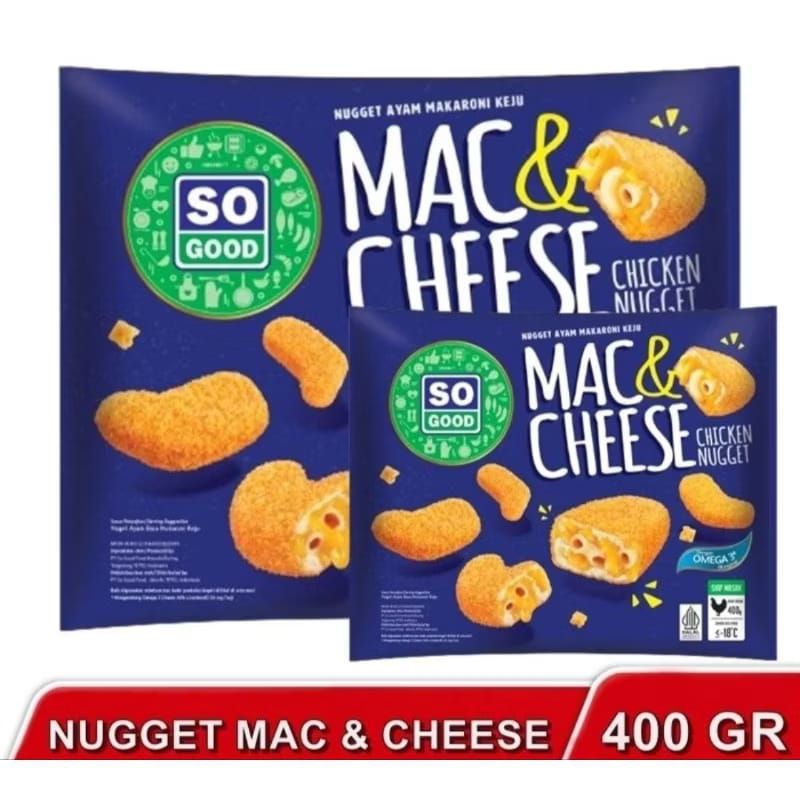 

So Good Mac & Cheese Chicken Nugget 400gr
