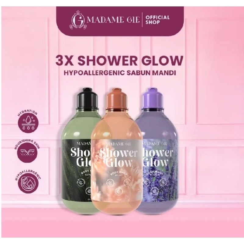 Madam Gie Shower Glow (Hypoallergenic sabun mandi)