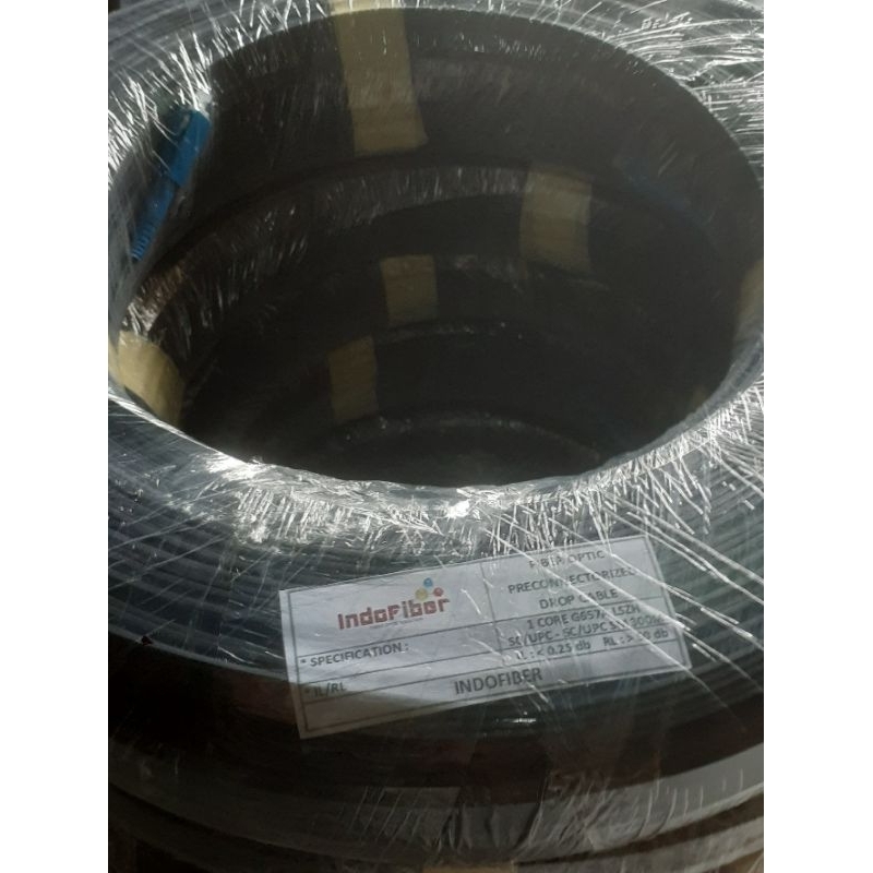 Kabel precon Fiber optik 1 CORE 3 SELING 250 meter (merk IndoFiber/ Fiber Tekno)