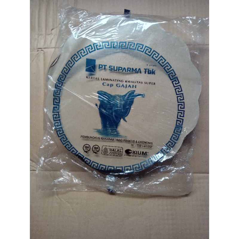 Kertas Nasi Bulat Cap Gajah 250 lembar